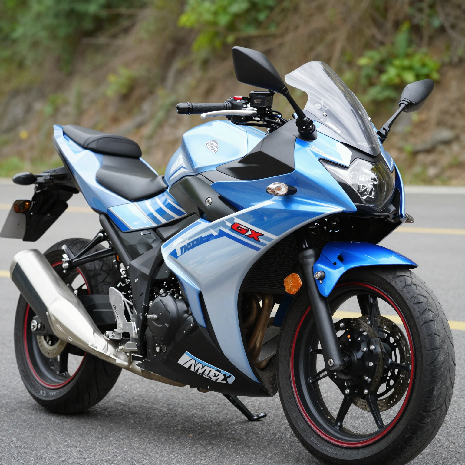 Suzuki GSX750F with Custom Fairings