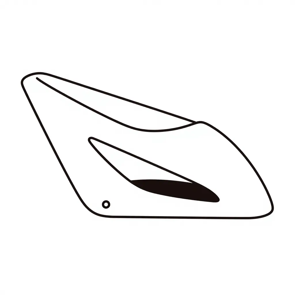 Side-profile schematic of a sealed Suzuki GSXR 600 race belly pan showing a drain plug and pooled oil retained inside