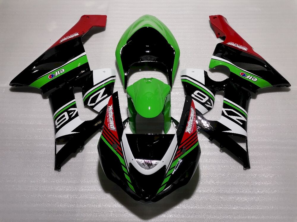 Fairings Plastics Kit For Kawasaki ZX-6R(2005-2006) FM-7711