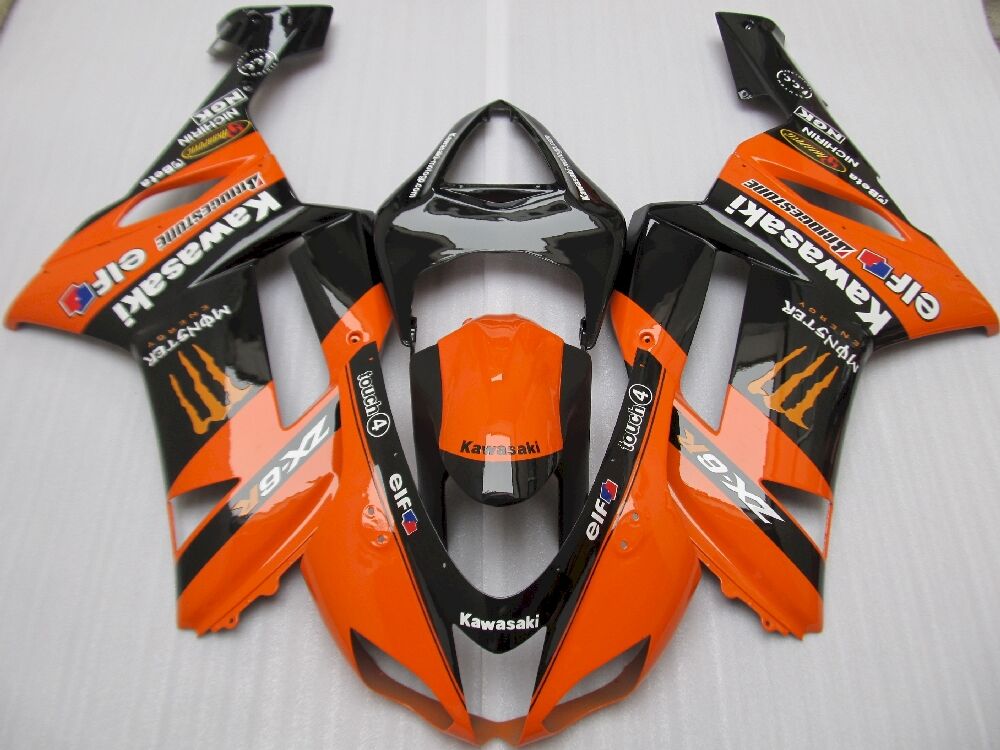 Fairings Plastics Kit For Kawasaki ZX-6R(2007-2008) FM-7885