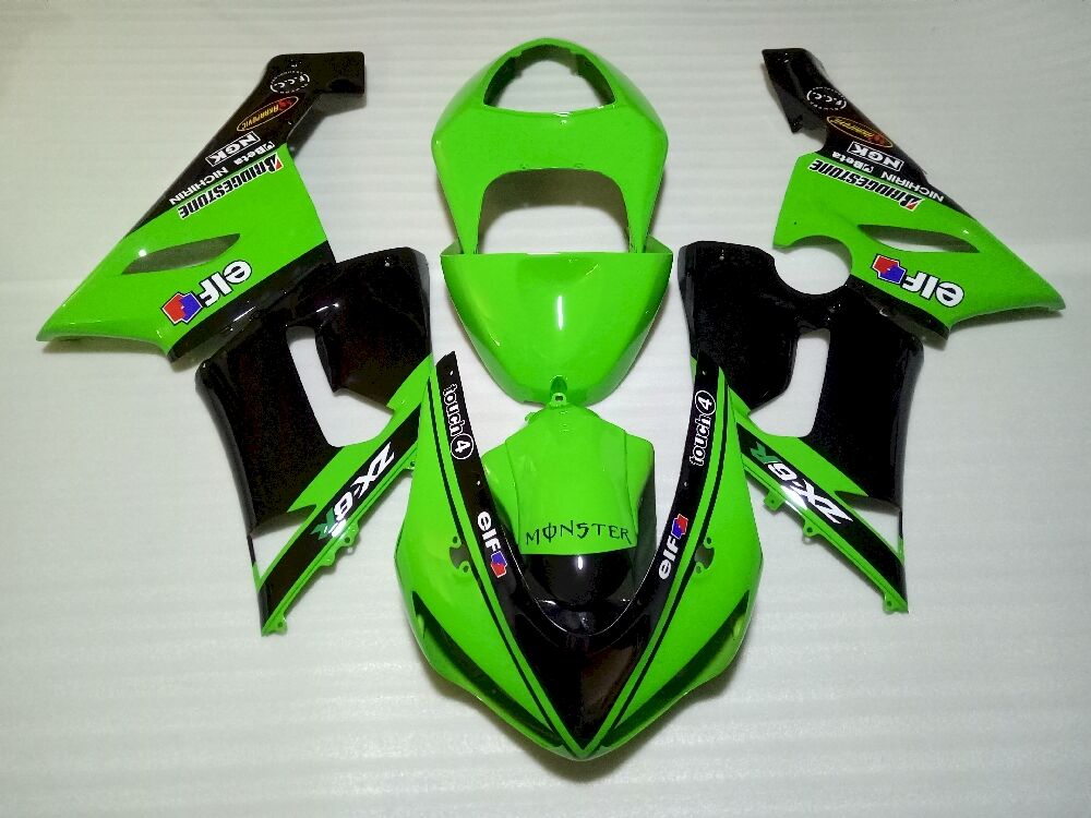 Fairings Plastics Kit For Kawasaki ZX-6R(2005-2006) FM-7745