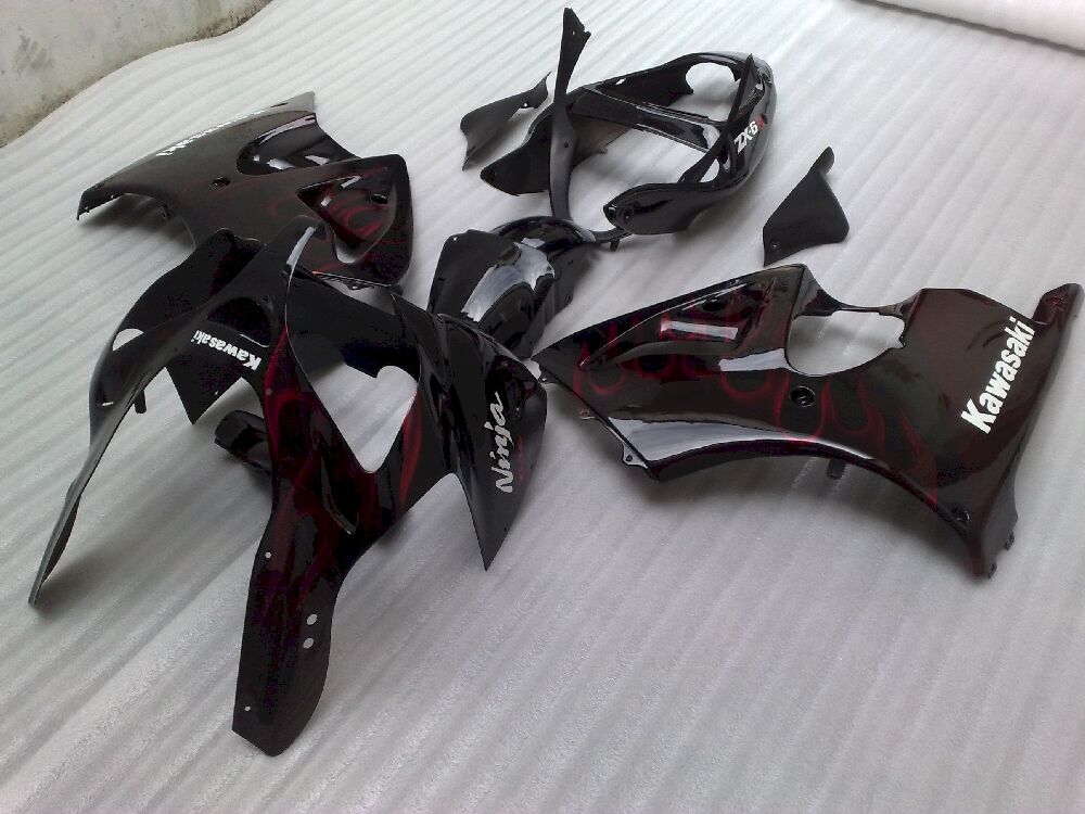 Fairings Plastics Kit For Kawasaki ZX-6R(2000-2002) FM-7622