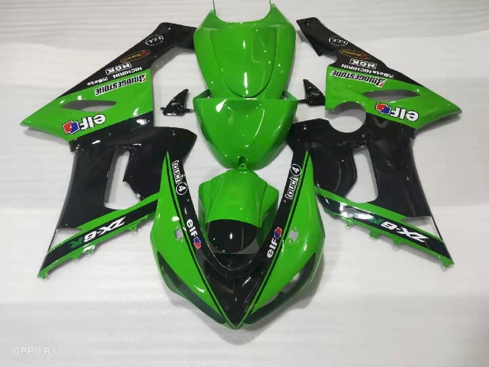 Fairings Plastics Kit For Kawasaki ZX-6R(2005-2006) FM-7777