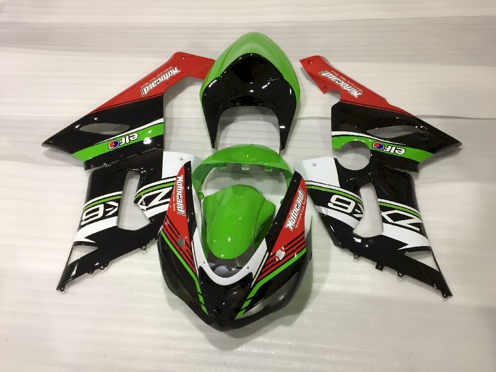 Fairings Plastics Kit For Kawasaki ZX-6R(2005-2006) FM-7832