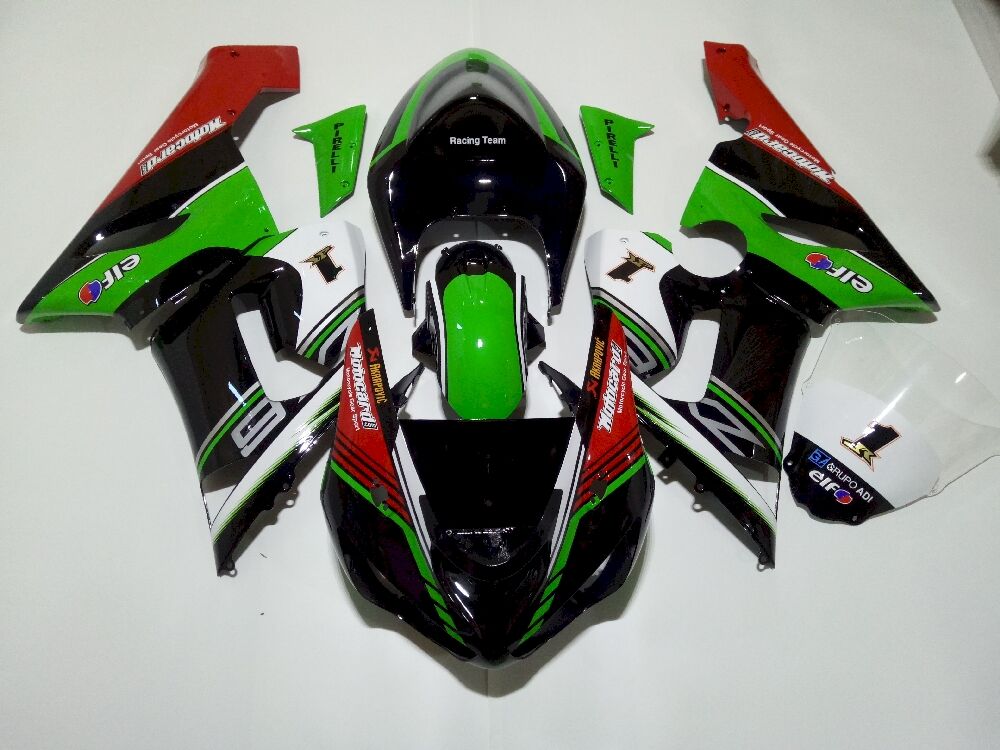 Fairings Plastics Kit For Kawasaki ZX-6R(2005-2006) FM-7848