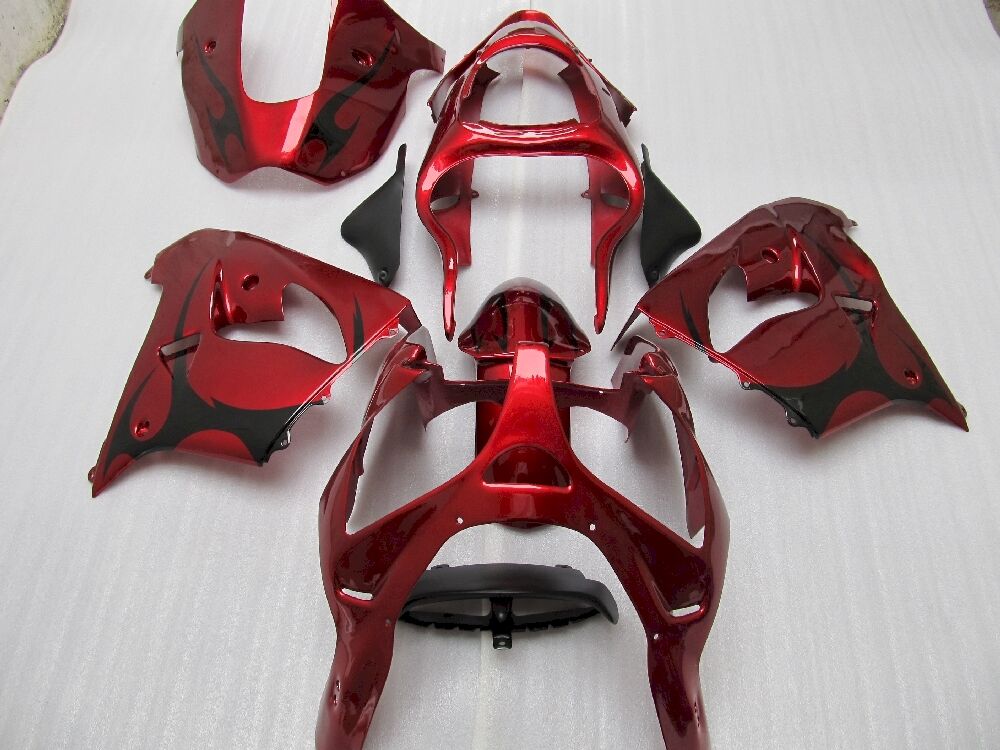 Fairings Plastics Kit For Kawasaki ZX-9R(2000-2001) FM-8158