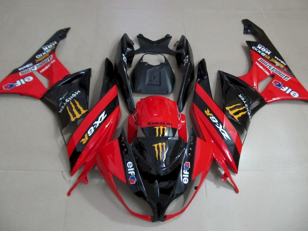 Fairings Plastics Kit For Kawasaki ZX-6R(2009-2012) FM-7912