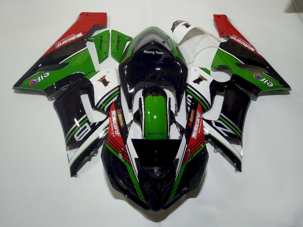 Fairings Plastics Kit For Kawasaki ZX-6R(2005-2006) FM-7753