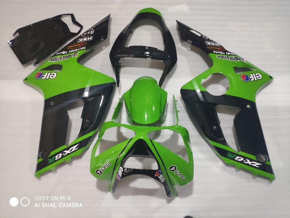 Fairings Plastics Kit For Kawasaki ZX-6R(2003-2004) FM-7678