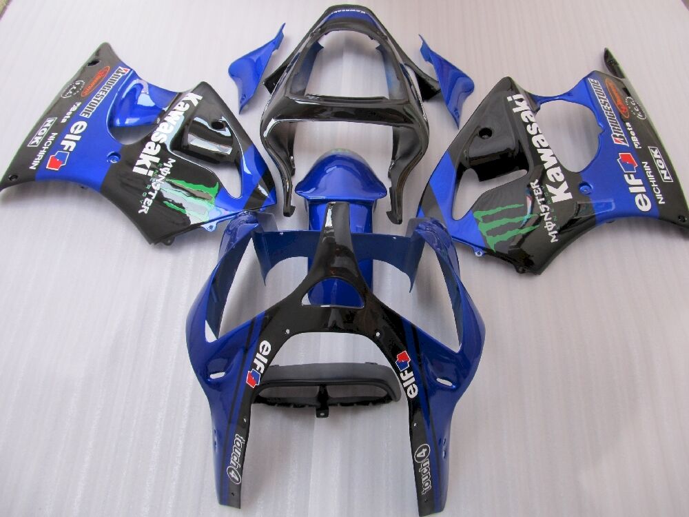 Fairings Plastics Kit For Kawasaki ZX-6R(2000-2002) FM-7624