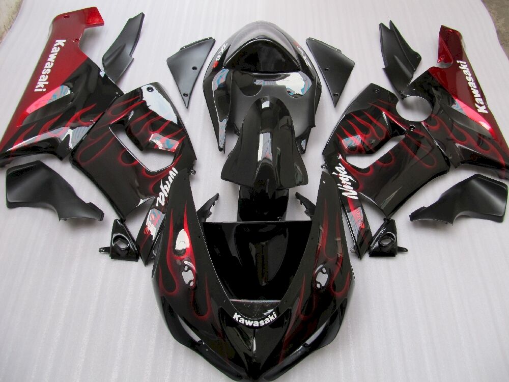 Fairings Plastics Kit For Kawasaki ZX-6R(2005-2006) FM-7765
