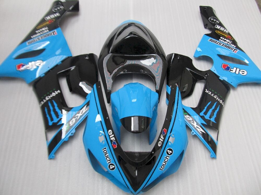 Fairings Plastics Kit For Kawasaki ZX-6R(2005-2006) FM-7771