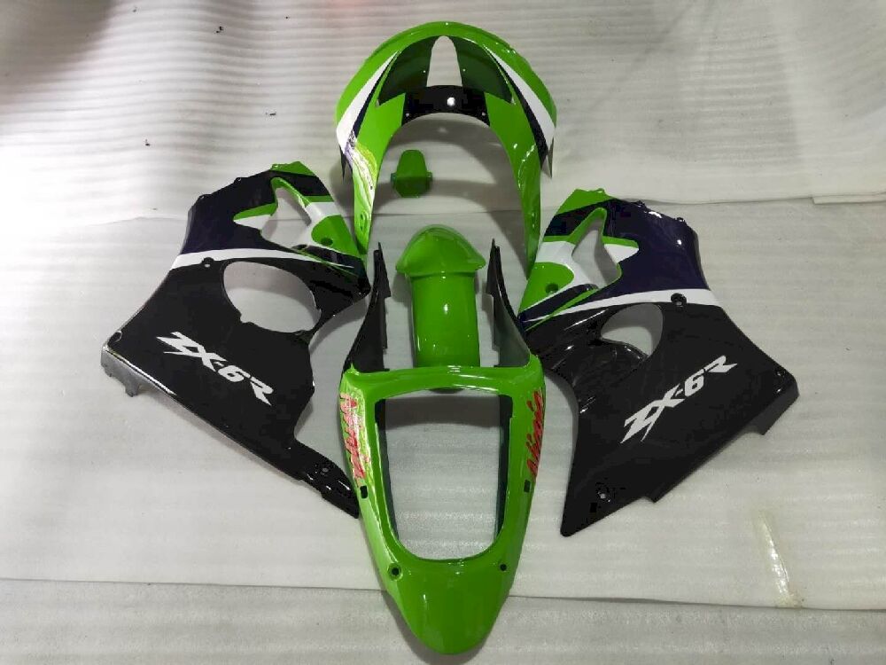 Fairings Plastics Kit For Kawasaki ZX-6R(1998-1999) FM-8000