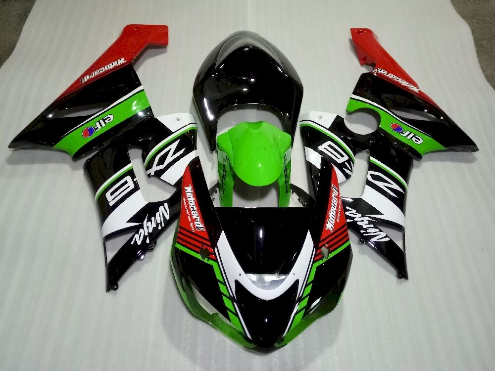 Fairings Plastics Kit For Kawasaki ZX-6R(2005-2006) FM-7788