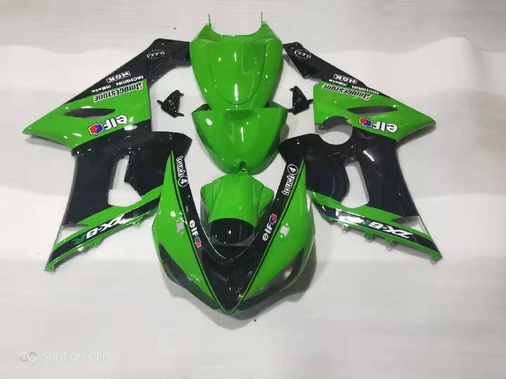 Fairings Plastics Kit For Kawasaki ZX-6R(2005-2006) FM-7794