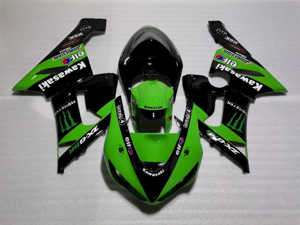 Fairings Plastics Kit For Kawasaki ZX-6R(2005-2006) FM-7809