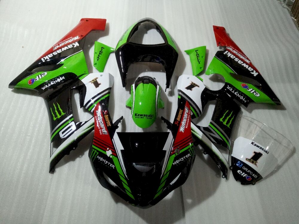 Fairings Plastics Kit For Kawasaki ZX-6R(2005-2006) FM-7806