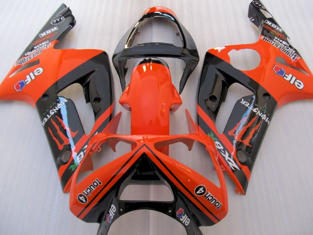 Fairings Plastics Kit For Kawasaki ZX-6R(2003-2004) FM-7693