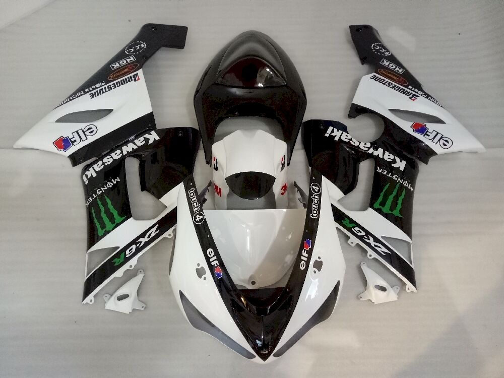 Fairings Plastics Kit For Kawasaki ZX-6R(2005-2006) FM-7836