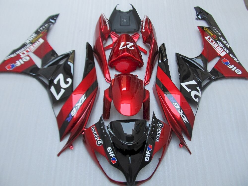 Fairings Plastics Kit For Kawasaki ZX-6R(2009-2012) FM-7933