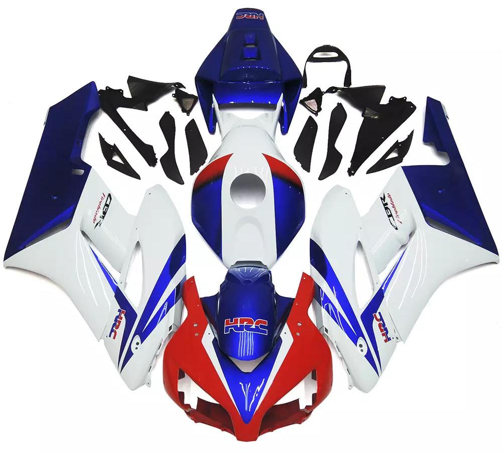 White, Blue Red Motorcycle Fairings Plastics Kit For 2004-2005 Honda CBR1000RR FM-5123