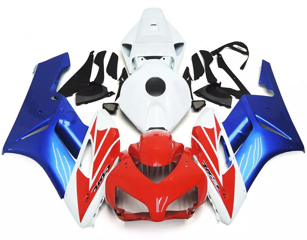 Red, Blue White Motorcycle Fairings Plastics Kit For 2004-2005 Honda CBR1000RR FM-5127