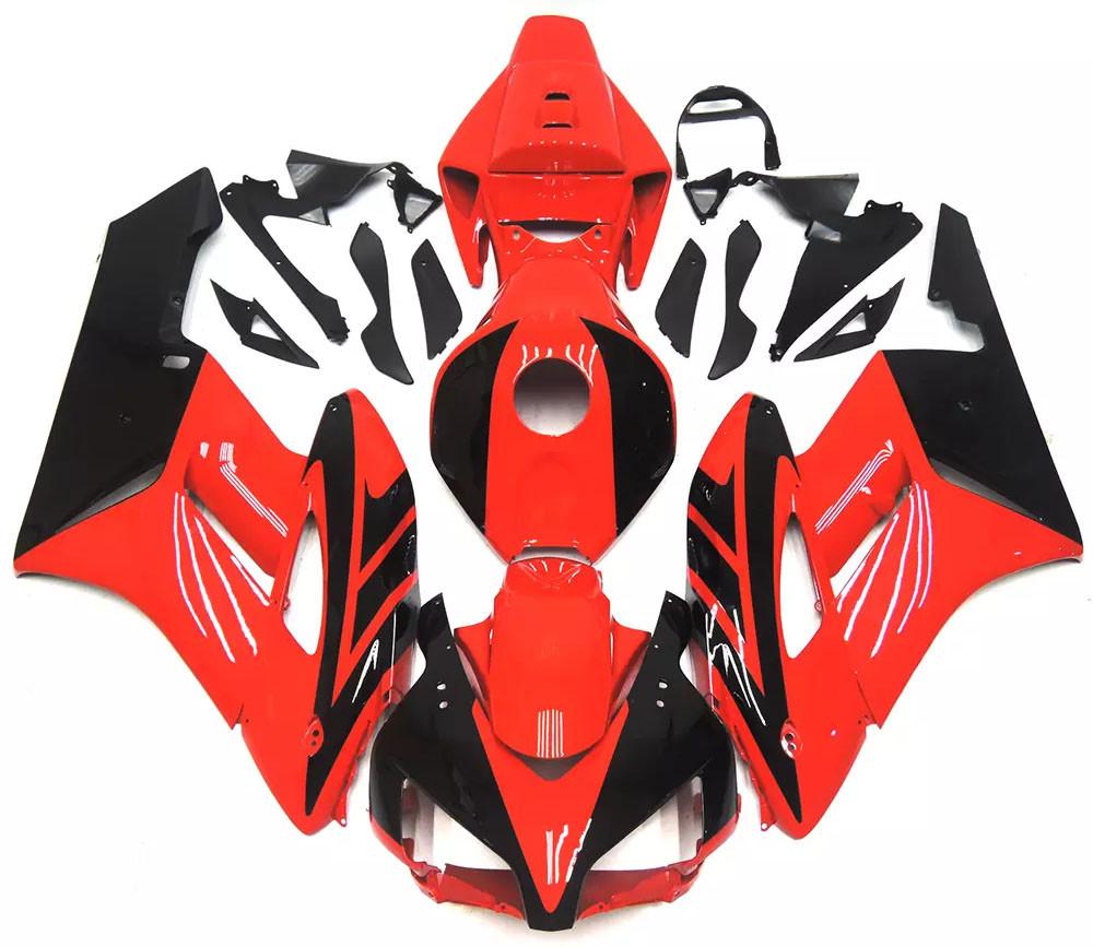 Red Black Motorcycle Fairings Plastics Kit For 2004-2005 Honda CBR1000RR FM-5139