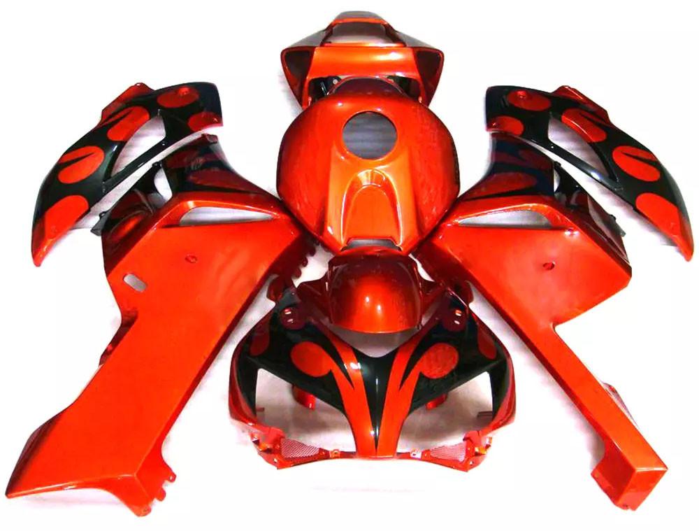 Orange Black Motorcycle Fairings Plastics Kit For 2004-2005 Honda CBR1000RR FM-5167