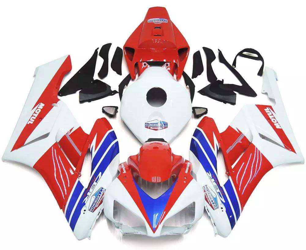 Red, White Blue Motorcycle Fairings Plastics Kit For 2004-2005 Honda CBR1000RR FM-5171