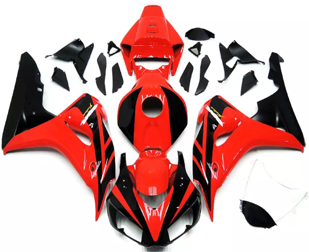 Red Black Motorcycle Fairings Plastics Kit For 2006-2007 Honda CBR1000RR FM-5117