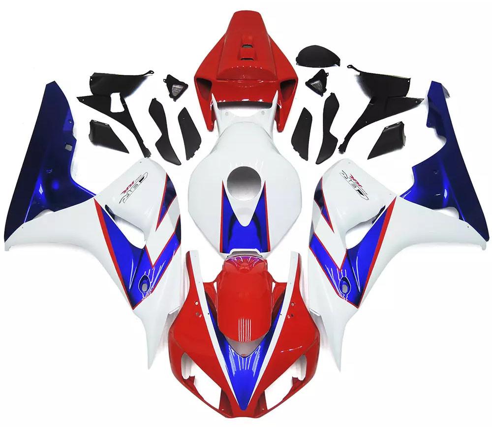 White, Red Blue Motorcycle Fairings Plastics Kit For 2006-2007 Honda CBR1000RR FM-5152