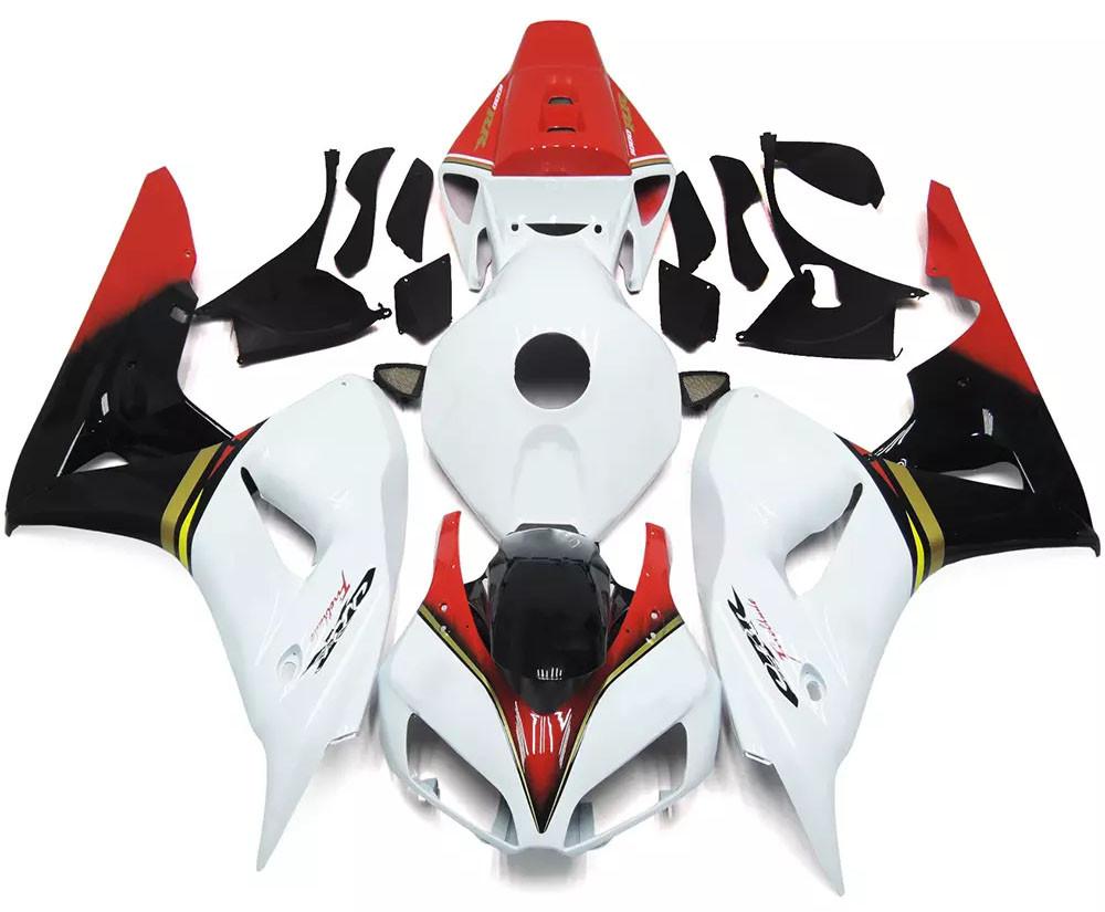 White, Red Black Motorcycle Fairings Plastics Kit For 2006-2007 Honda CBR1000RR FM-5156
