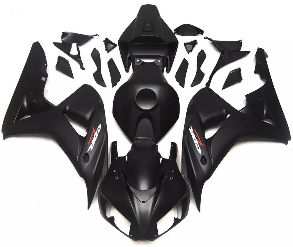 Flat Black Motorcycle Fairings Plastics Kit For 2006-2007 Honda CBR1000RR FM-5176