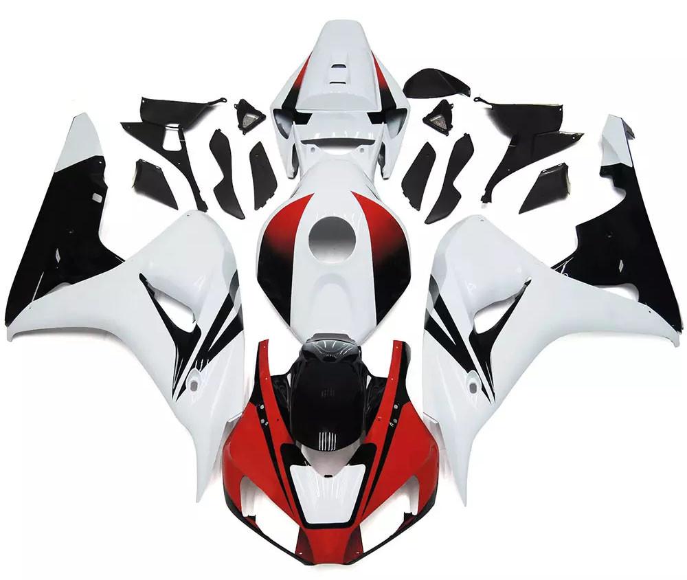 Red, Black White Motorcycle Fairings Plastics Kit For 2006-2007 Honda CBR1000RR FM-5185