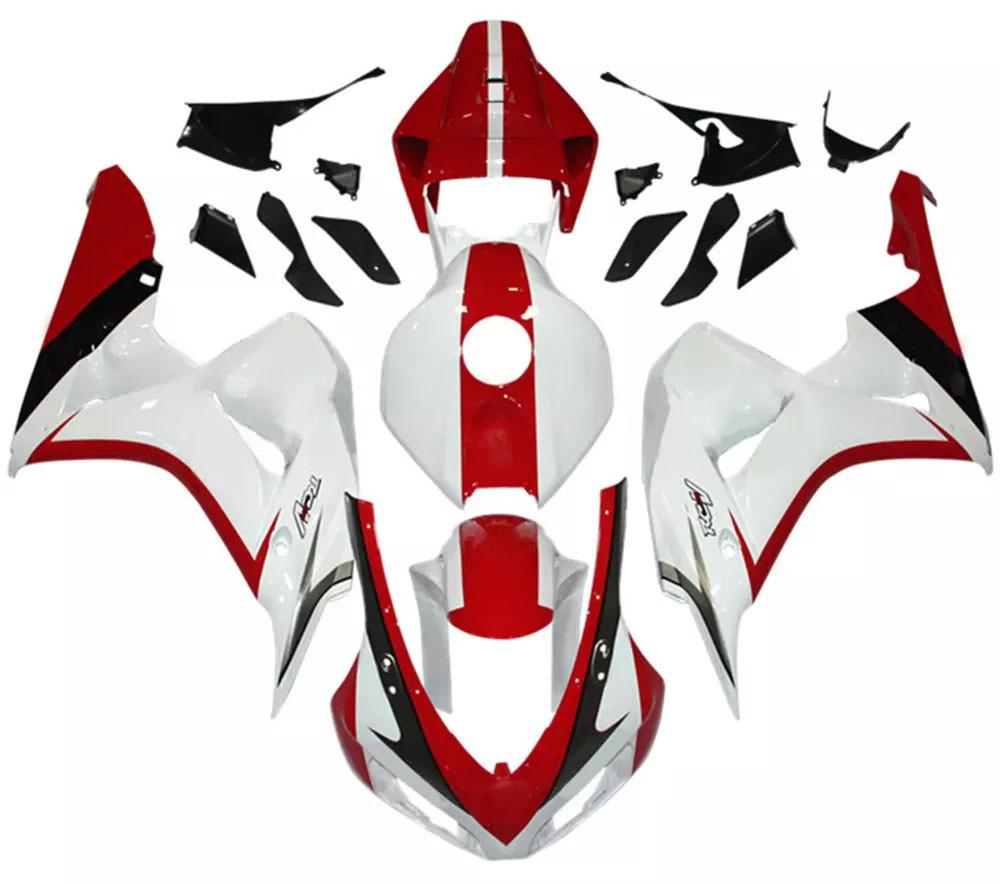 White Red Motorcycle Fairings Plastics Kit For 2006-2007 Honda CBR1000RR FM-5193