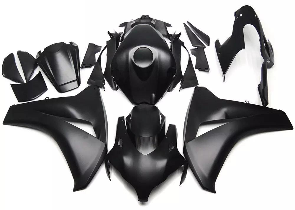 Matte Black Motorcycle Fairings Plastics Kit For 2008-2011 Honda CBR1000RR FM-5204