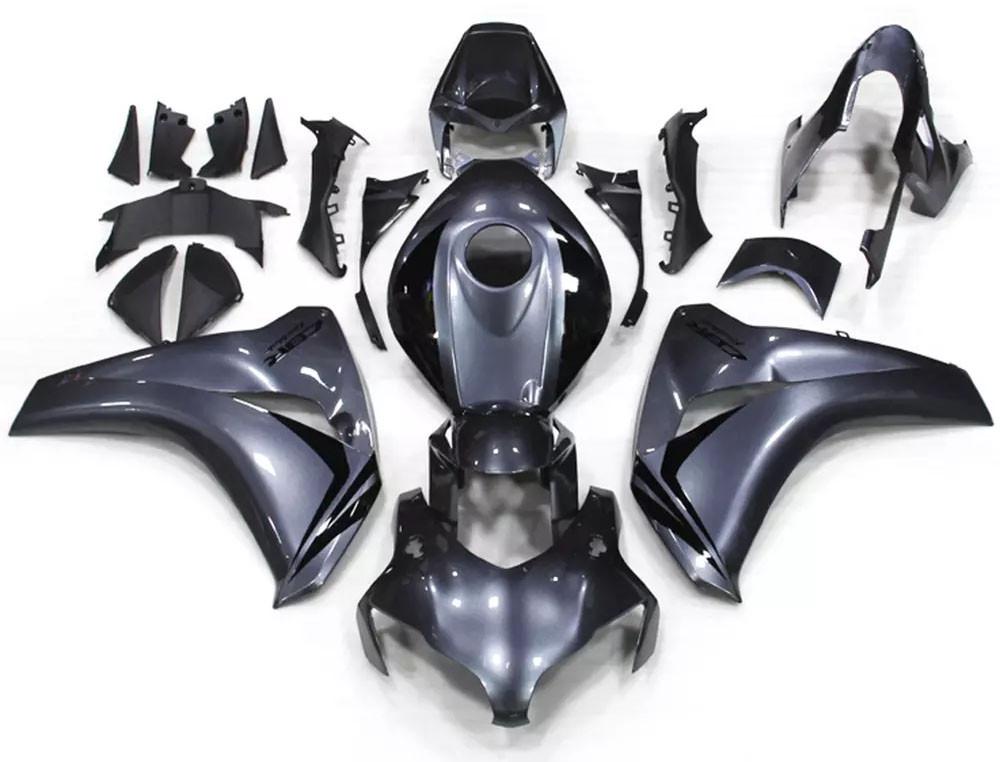 Bright Black Motorcycle Fairings Plastics Kit For 2008-2011 Honda CBR1000RR FM-5215