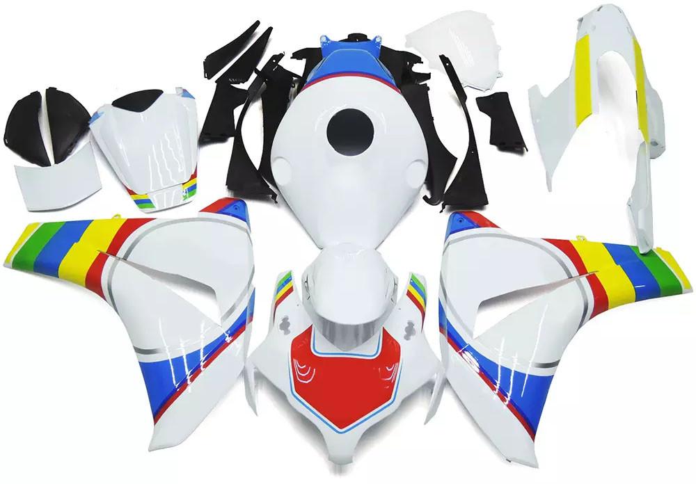 White Red Motorcycle Fairings Plastics Kit For 2008-2011 Honda CBR1000RR FM-5219