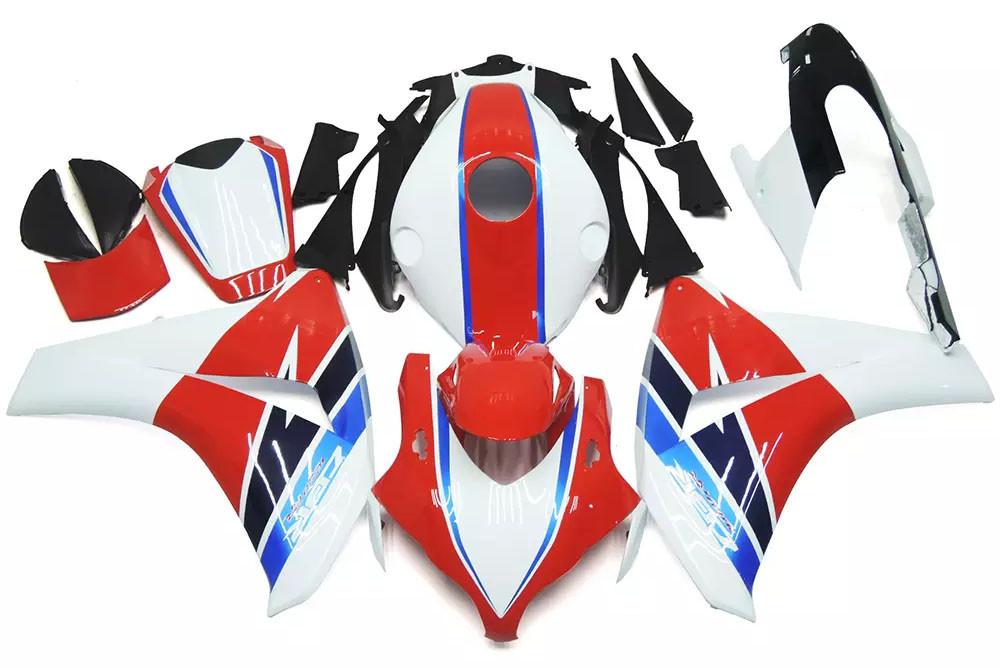 Red, Black White Motorcycle Fairings Plastics Kit For 2008-2011 Honda CBR1000RR FM-5220