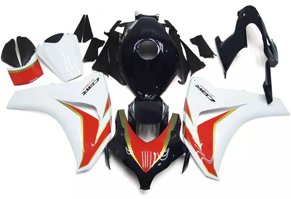 Black, White Red Motorcycle Fairings Plastics Kit For 2008-2011 Honda CBR1000RR FM-5221