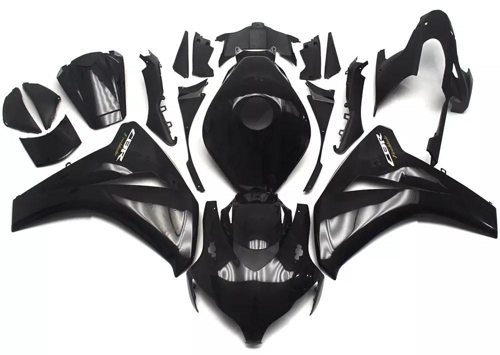 Gloss Black Motorcycle Fairings Plastics Kit For 2008-2011 Honda CBR1000RR FM-5224