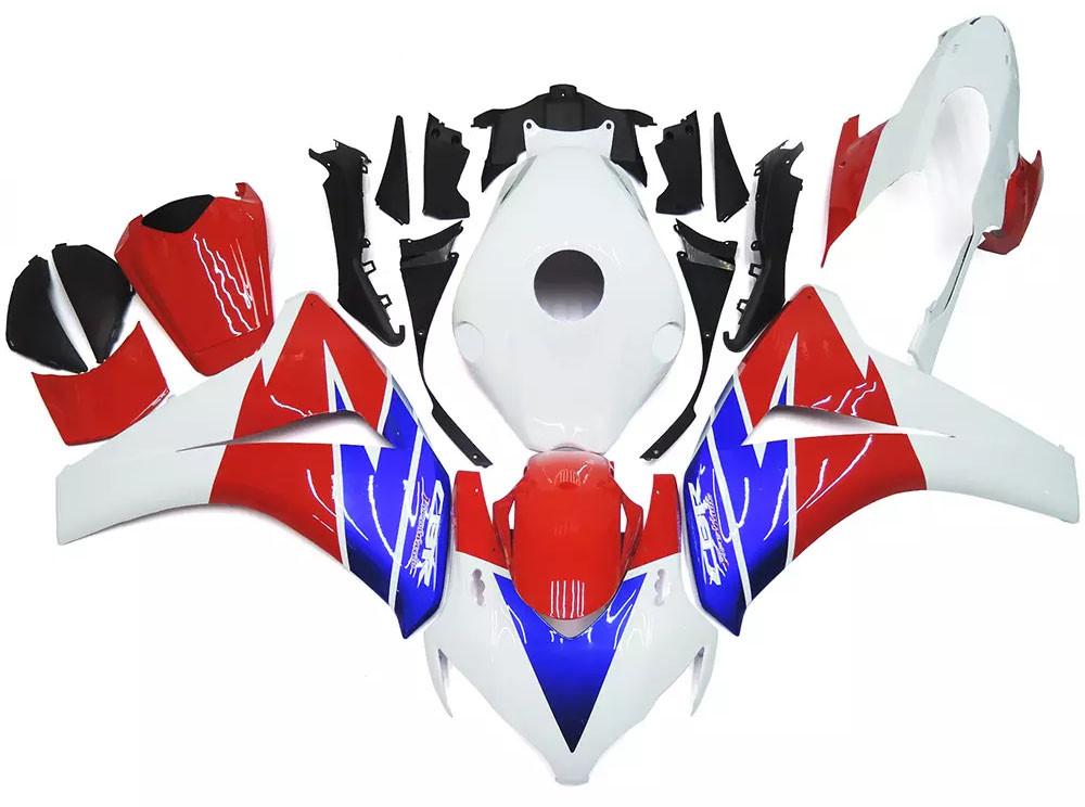 Red, Blue White Motorcycle Fairings Plastics Kit For 2008-2011 Honda CBR1000RR FM-5226