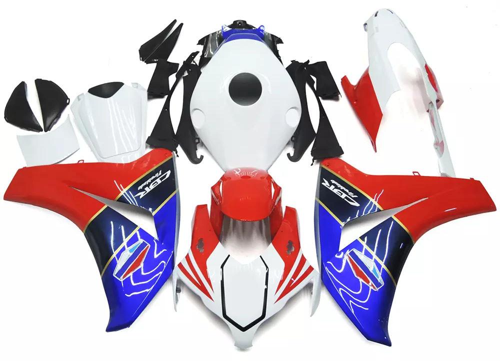 Red, White Blue Motorcycle Fairings Plastics Kit For 2008-2011 Honda CBR1000RR FM-5229