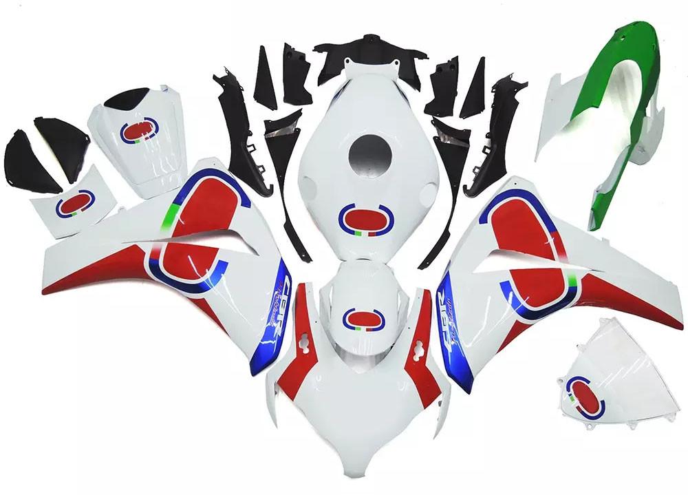 White Pearl Red Motorcycle Fairings Plastics Kit For 2008-2011 Honda CBR1000RR FM-5231