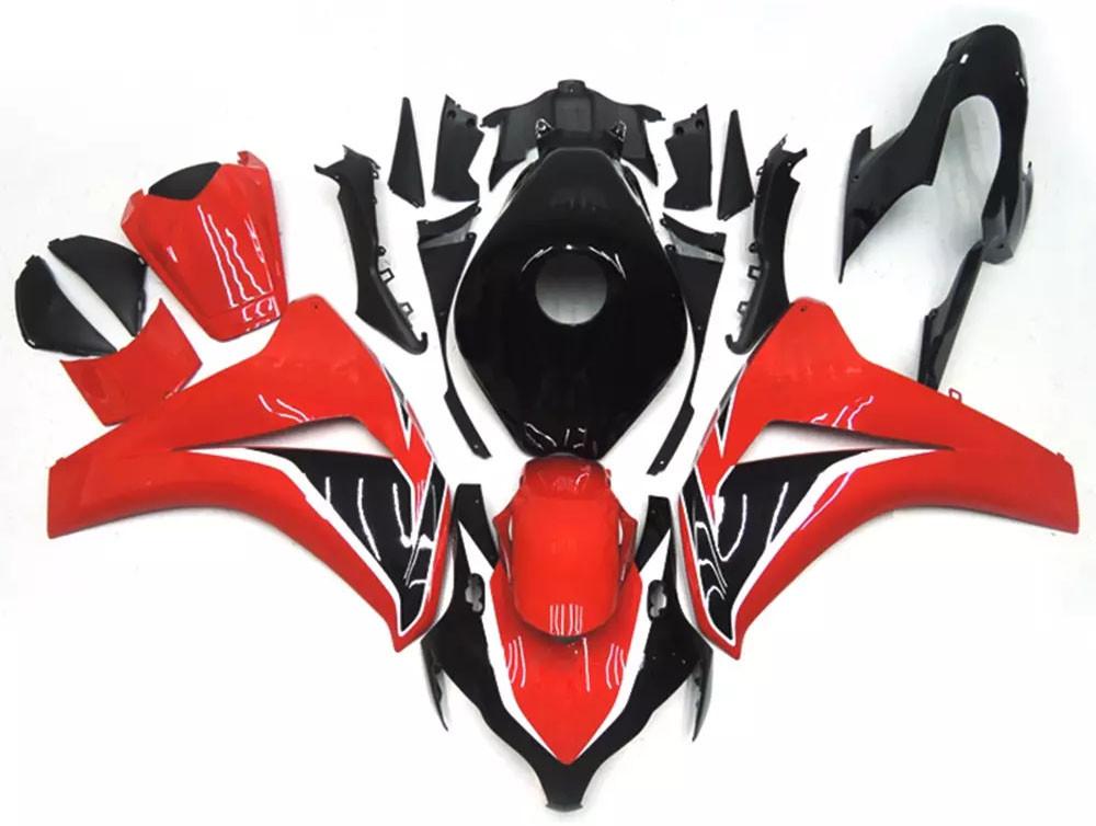 Black Red Motorcycle Fairings Plastics Kit For 2008-2011 Honda CBR1000RR FM-5237