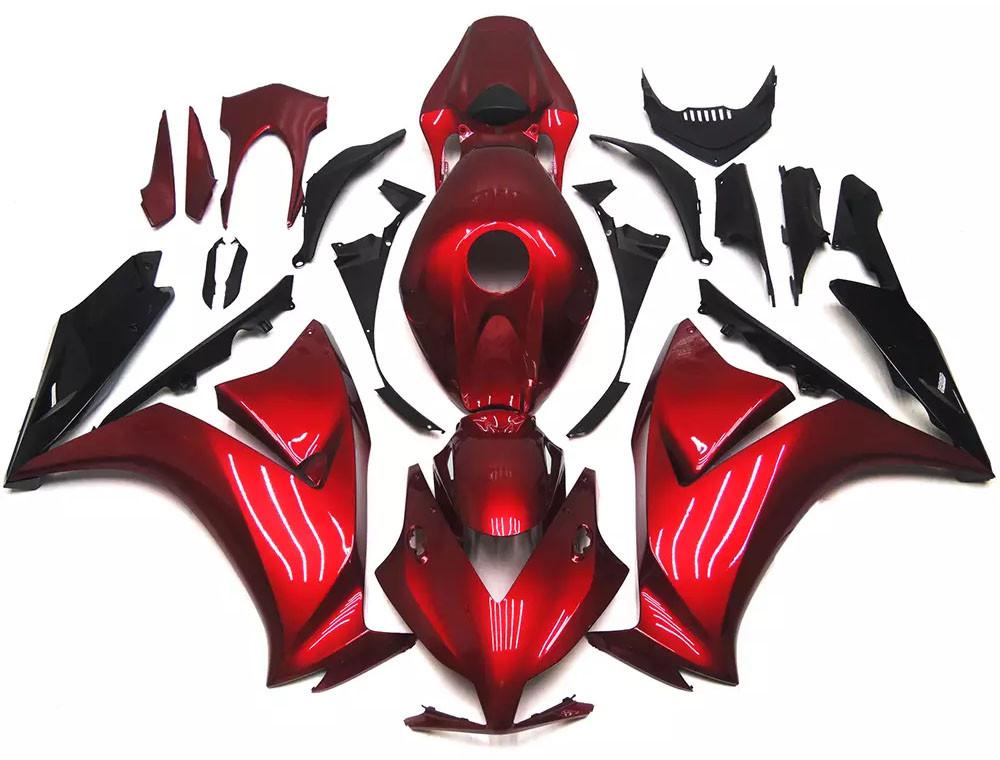 Dark Red Motorcycle Fairings Plastics Kit For 2012-2016 Honda CBR1000RR FM-5090