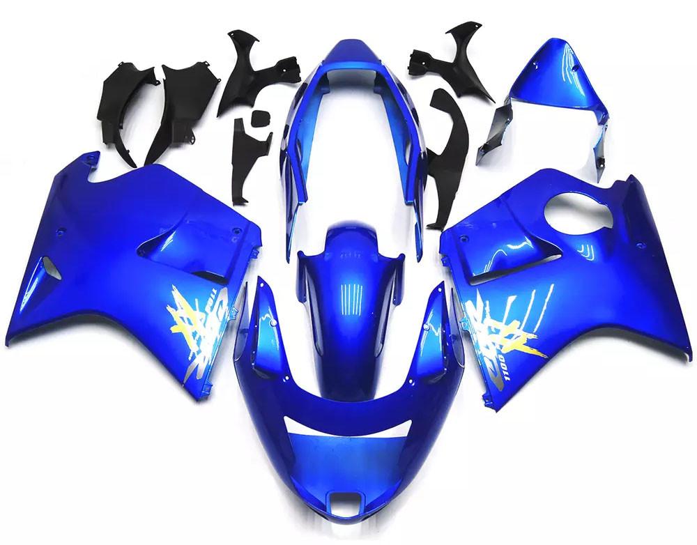 Blue Motorcycle Fairings Plastics Kit For 1997-2007 Honda CBR1100XX FM-5061