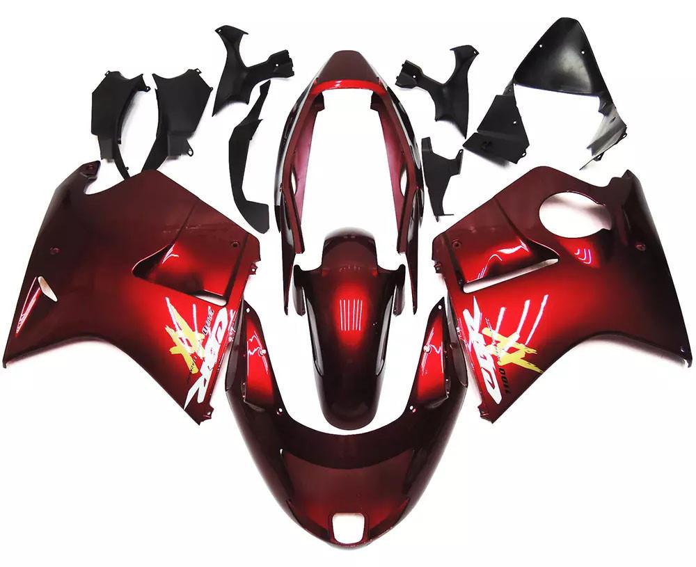 Dark Red Motorcycle Fairings Plastics Kit For 1997-2007 Honda CBR1100XX FM-5075