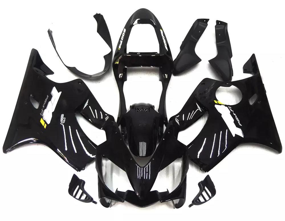 Gloss Black Motorcycle Fairings Plastics Kit For 2001-2003 Honda CBR600F4i FM-5077