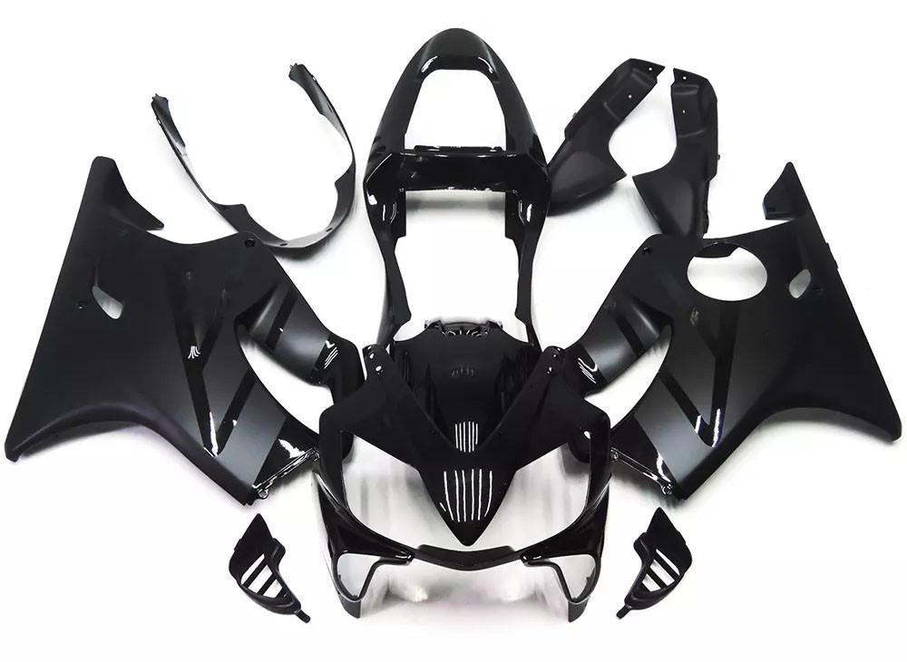 Matte Black, Gloss Stripes Motorcycle Fairings Plastics Kit For 2001-2003 Honda CBR600F4i FM-5074